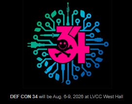 DEF CON 34 - Smile You're on Camera talk at LVCC West Hall